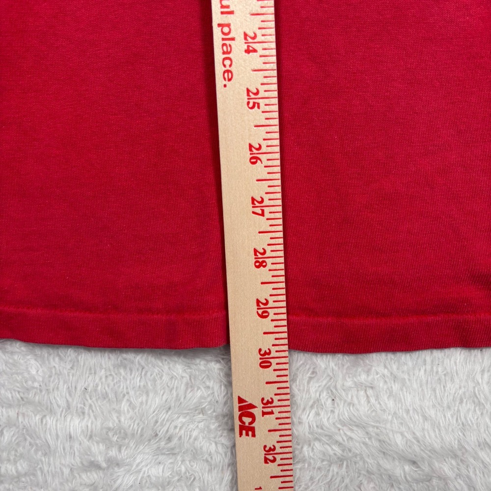 VTG 90s Champion Cornell University TShirt Men XXL Red Graphic MADE USA Distress - Picture 9 of 10